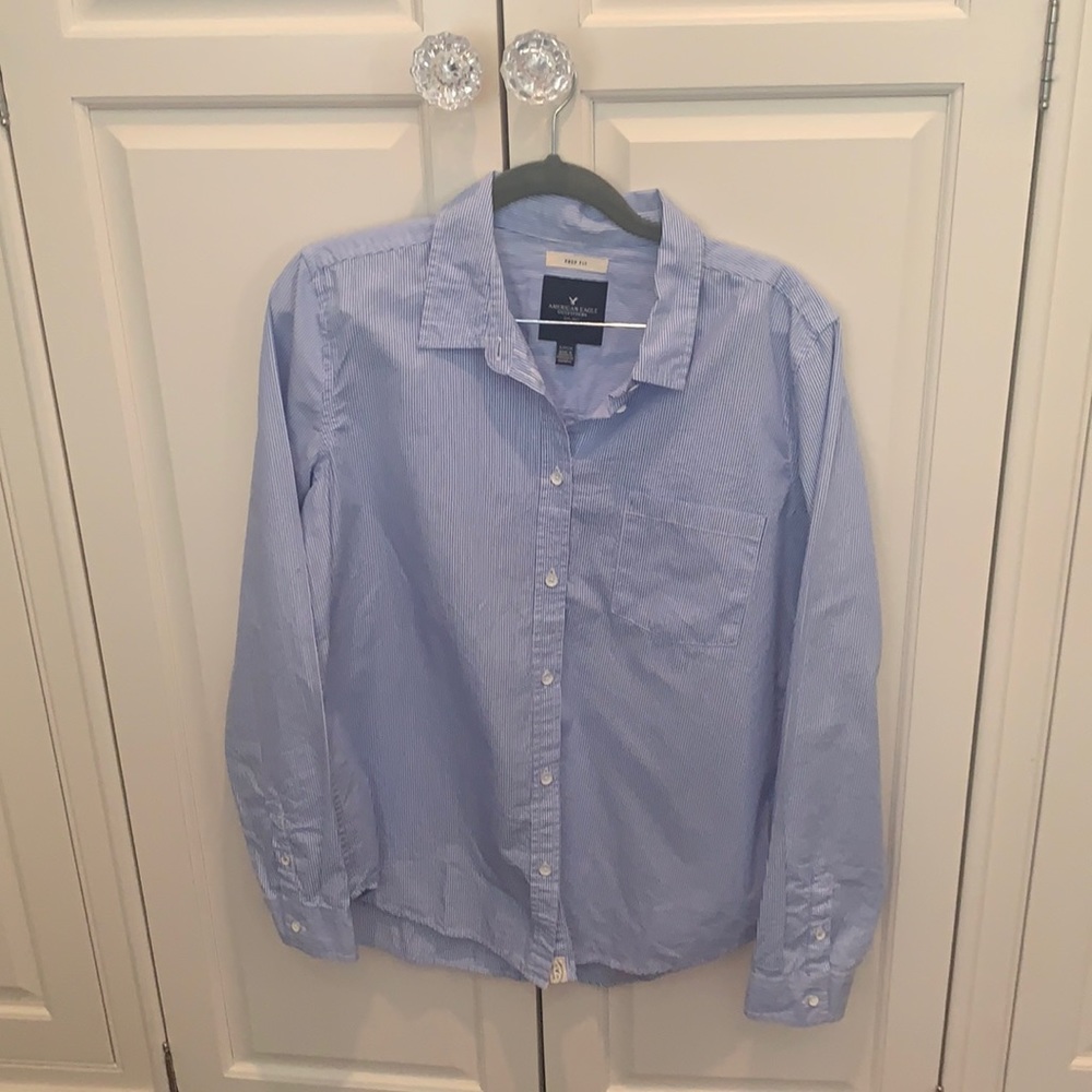 Long sleeve button down Oxford